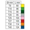 Beta 97BTX Set of 8 Color Coded Star Keys with Ball End and Holder, T9-T40 000971658 - alternate 4